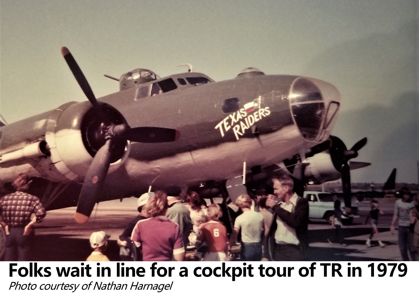 Excited Visitors Get Cockpit Tour of TR in 1979